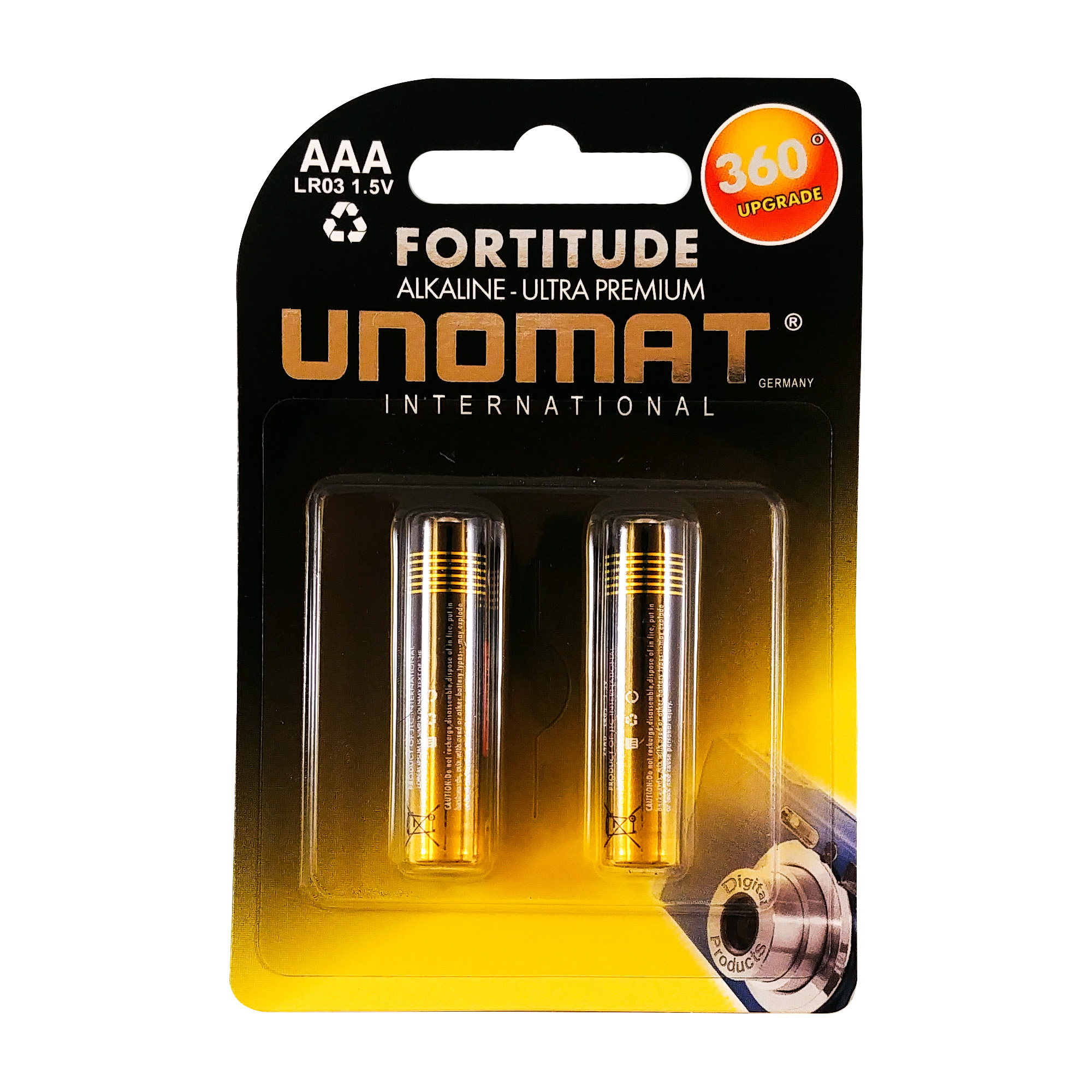باتری نیم قلمی یونومات مدل Ultra Premium بسته ۲ عددی