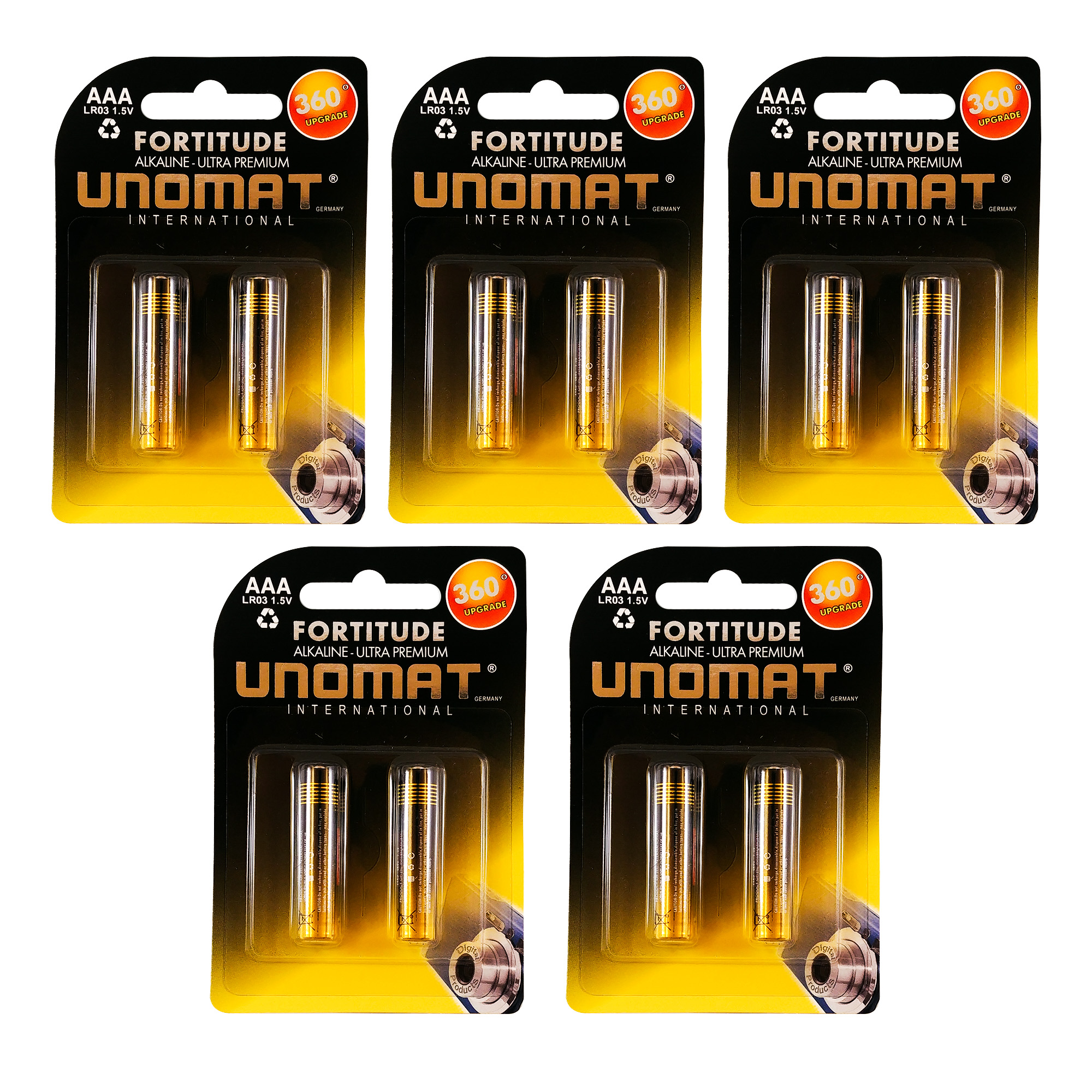 باتری نیم قلمی یونومات مدل Ultra Premium بسته 10 عددی
