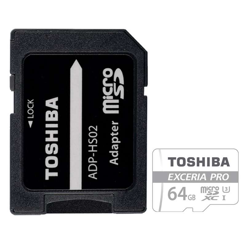 کارت حافظه microSDHC توشیبا مدل M401 کلاس 10 استاندارد UHS-I U3 سرعت 95MBps ظرفیت 64 گیگابایت