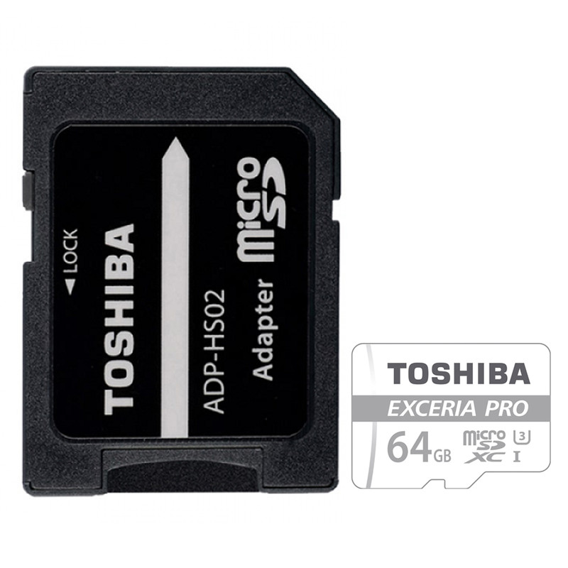 تصویر کارت حافظه microSDHC توشیبا مدل M401 کلاس 10 استاندارد UHS-I U3 سرعت 95MBps ظرفیت 64 گیگابایت