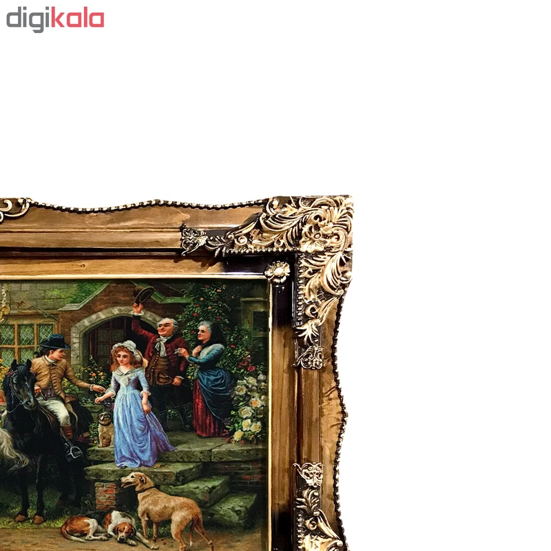 عکس شماره 4 : تابلو فرش ماشینی طرح بدرقه کد ۷۰۵۸