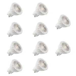 لامپ هالوژن 7 وات مدل GOL-010 پایه GU10 بسته 10 عددی