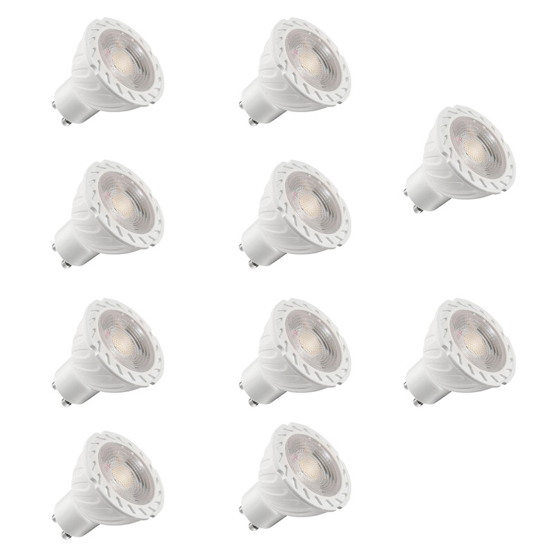 لامپ هالوژن 7 وات مدل GOL-010 پایه GU10 بسته 10 عددی