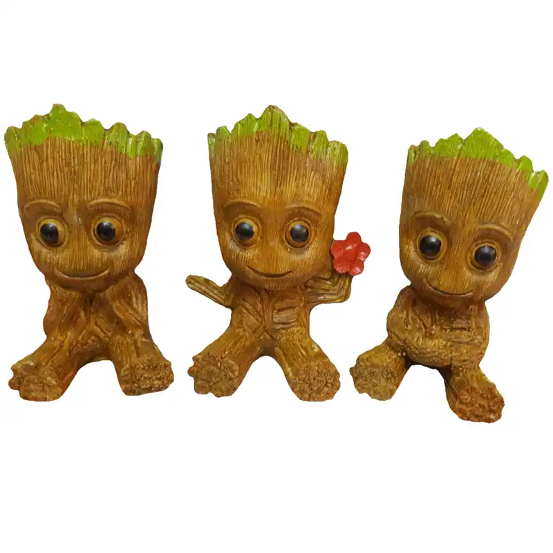 مجسمه لیلپار طرح گروت مدل DKA-6045 مجموعه 3 عددی