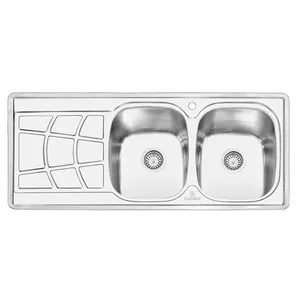 سینک ظرفشویی پرنیان استیل کد Ps 1208 توکار