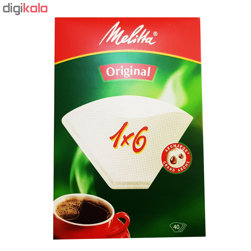 فیلتر قهوه ملیتا مدل V60 بسته 40 عددی فیلتر قهوه ملیتا مدل V60 بسته 40 عددی