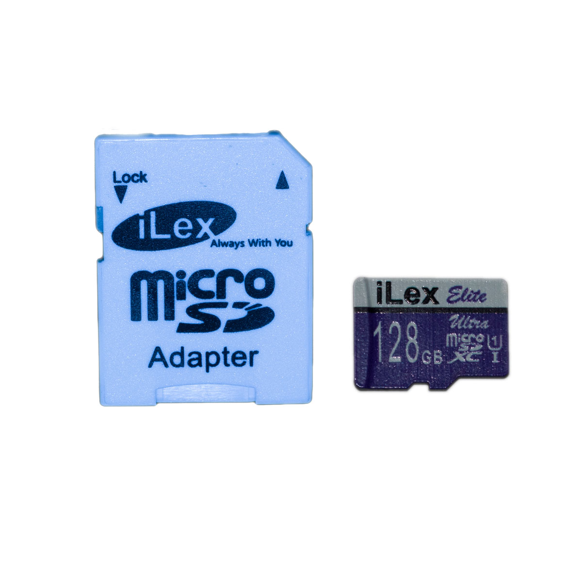 کارت حافظه‌ microSDXC آیلکس مدل X600 کلاس 10 استاندارد UHS-I U1 سرعت 90MBps ظرفیت 128 گیگابایت به همراه آداپتور SD