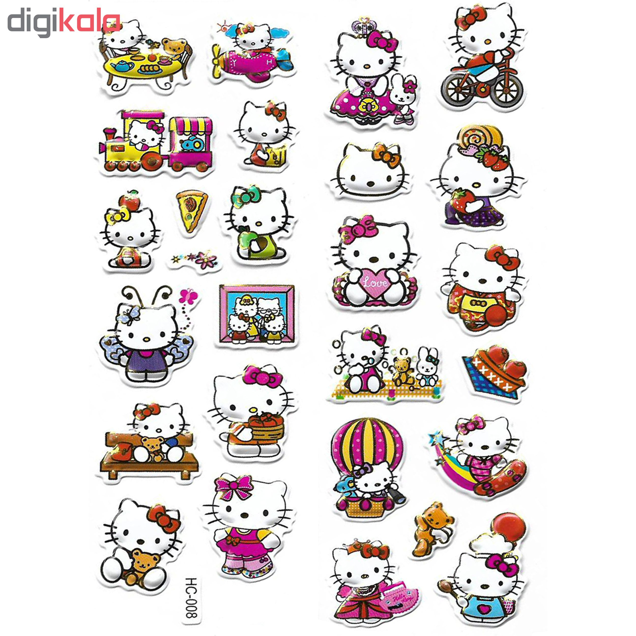 استیکر کودک طرح کیتی مدل hc008