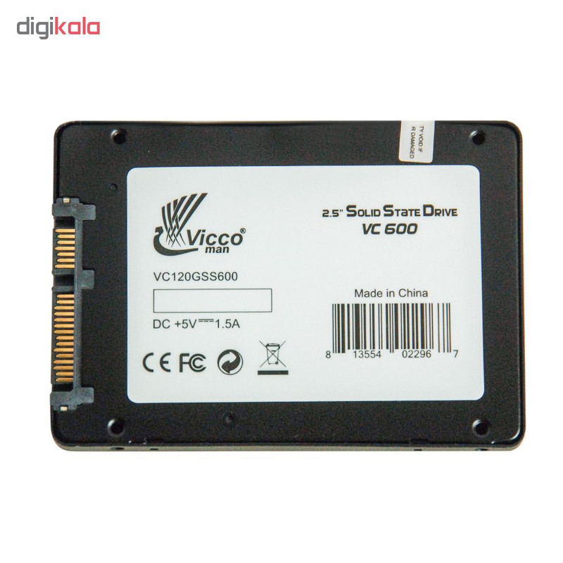 اس اس دی اینترنال ویکومن مدل VC600 ظرفیت 120 گیگابایت