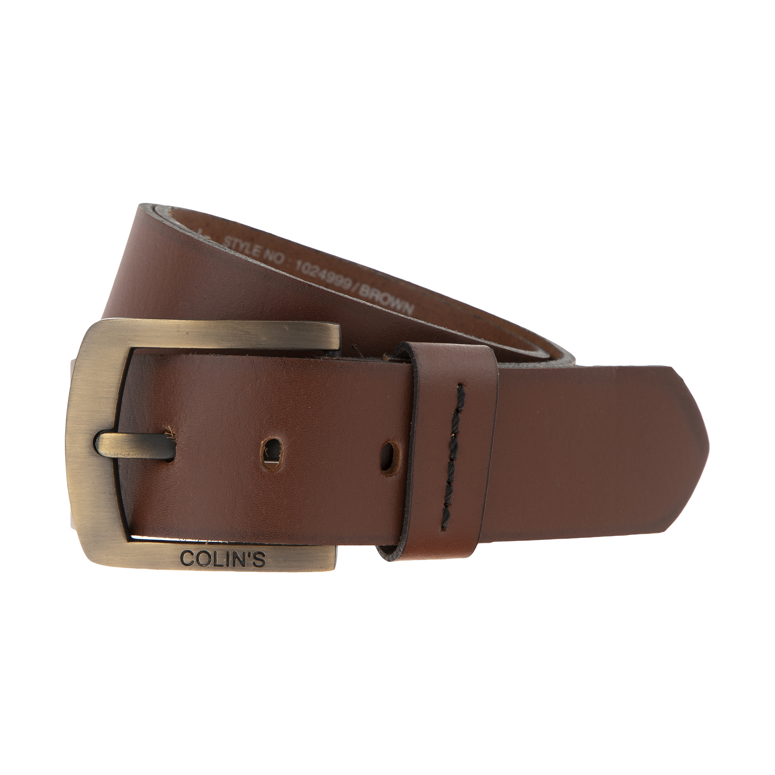 کمربند مردانه کالینز مدل CL1024999-Brown