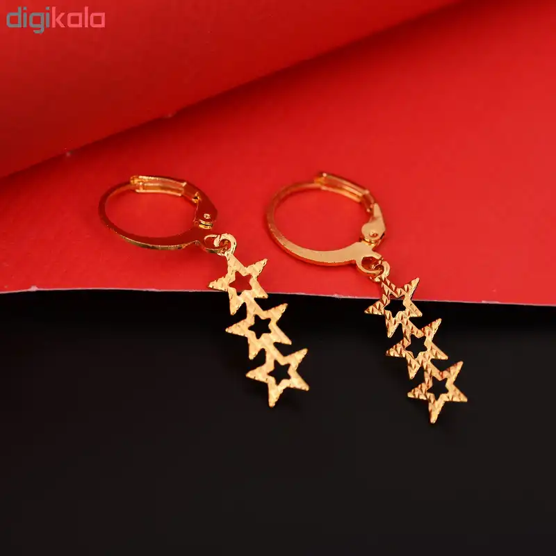 گوشواره زنانه ماصرم طرح ستاره کد GO1381