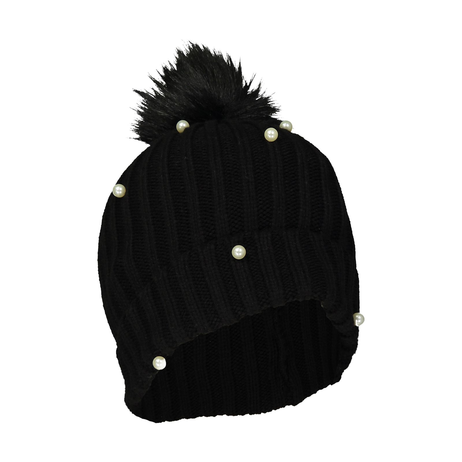 کلاه زنانه کالینز مدل CL1036881-BLACK - مشکی - 1