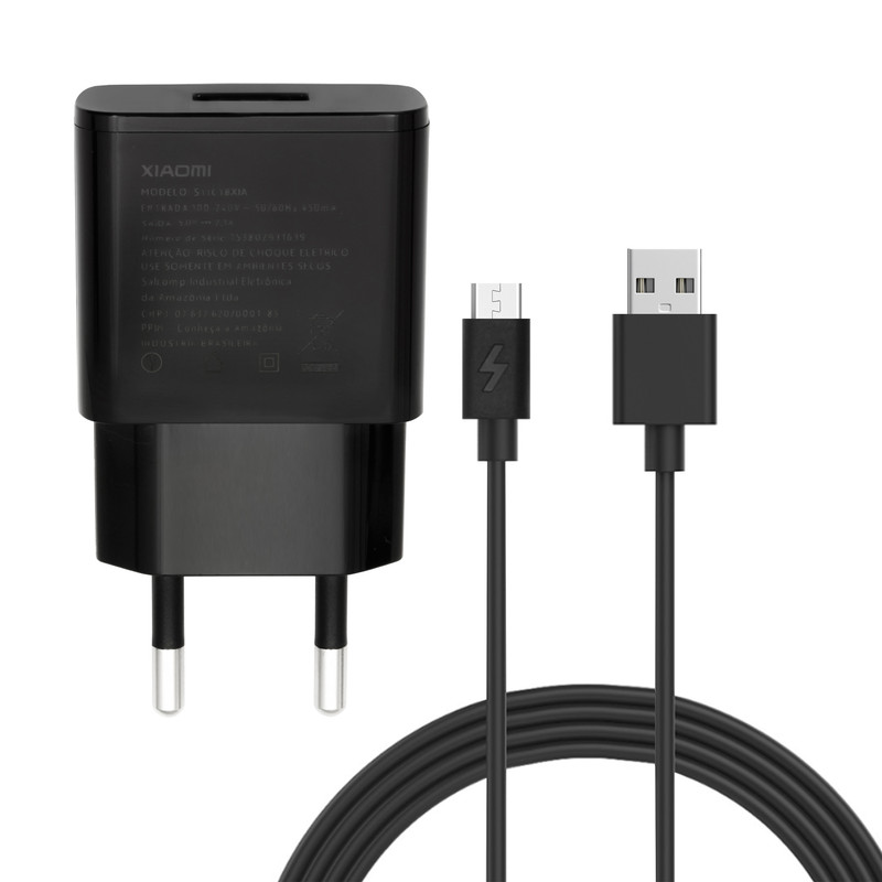 شارژر دیواری شیائومی مدل S11c18XIA به همراه کابل تبدیل microUSB