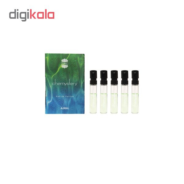 عطر جیبی مردانه اجمل مدل Chemystery حجم 1.5 میلی لیتر مجموعه 5 عددی