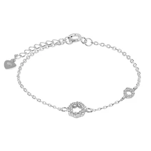 دستبند نقره زنانه اقلیمه کد DN449