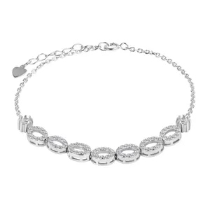 دستبند نقره زنانه اقلیمه کد DN450