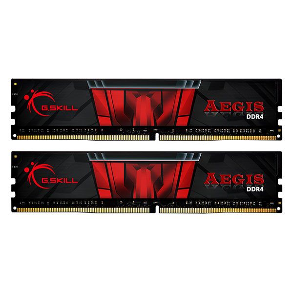 رم دسکتاپ DDR4 دو کاناله 3200 مگاهرتز CL16 جی اسکیل مدل aegis ظرفیت 16 گیگابایت 