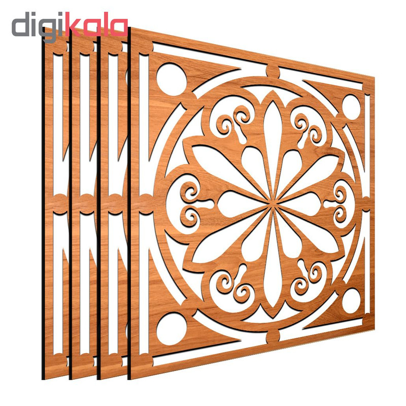 تایل سقفی کد LMG0089-G سایز 60*60 سانتی متر بسته 4 عددی