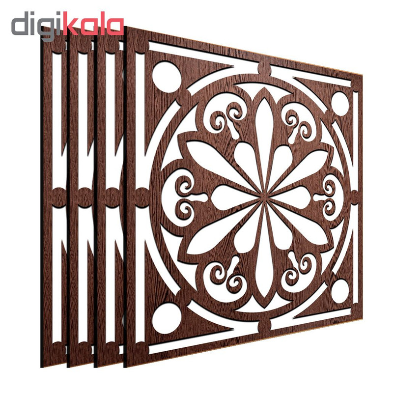 تایل سقفی کد LMG0089-V سایز 60*60 سانتی متر بسته 4 عددی