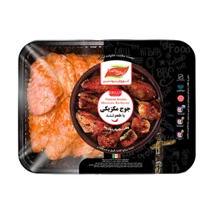 بال کبابی مرغ کوروش پروتئین البرز با طعم تند مکزیکی مقدار 800 گرم