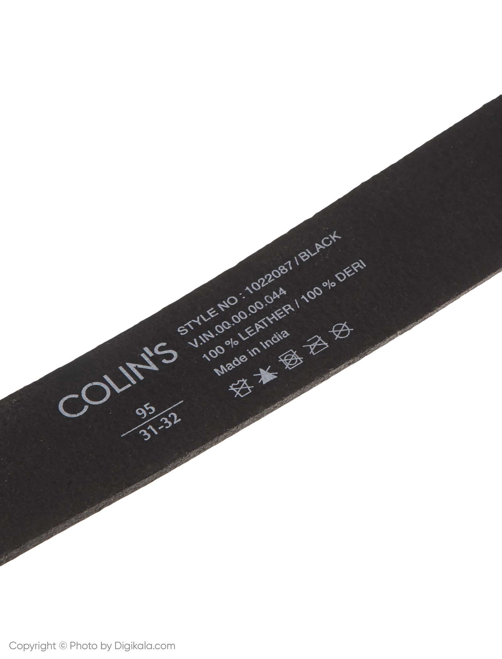 کمربند مردانه کالینز مدل CL1022087-BLACK - مشکی - 3