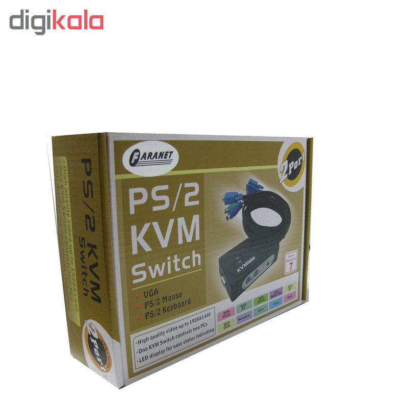 سوییچ KVM دو پورت PS/2 فرانت مدل F2T 1