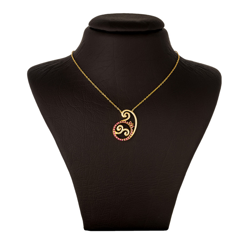 گردنبند طلا 18 عیار زنانه جواهری سون مدل 2352