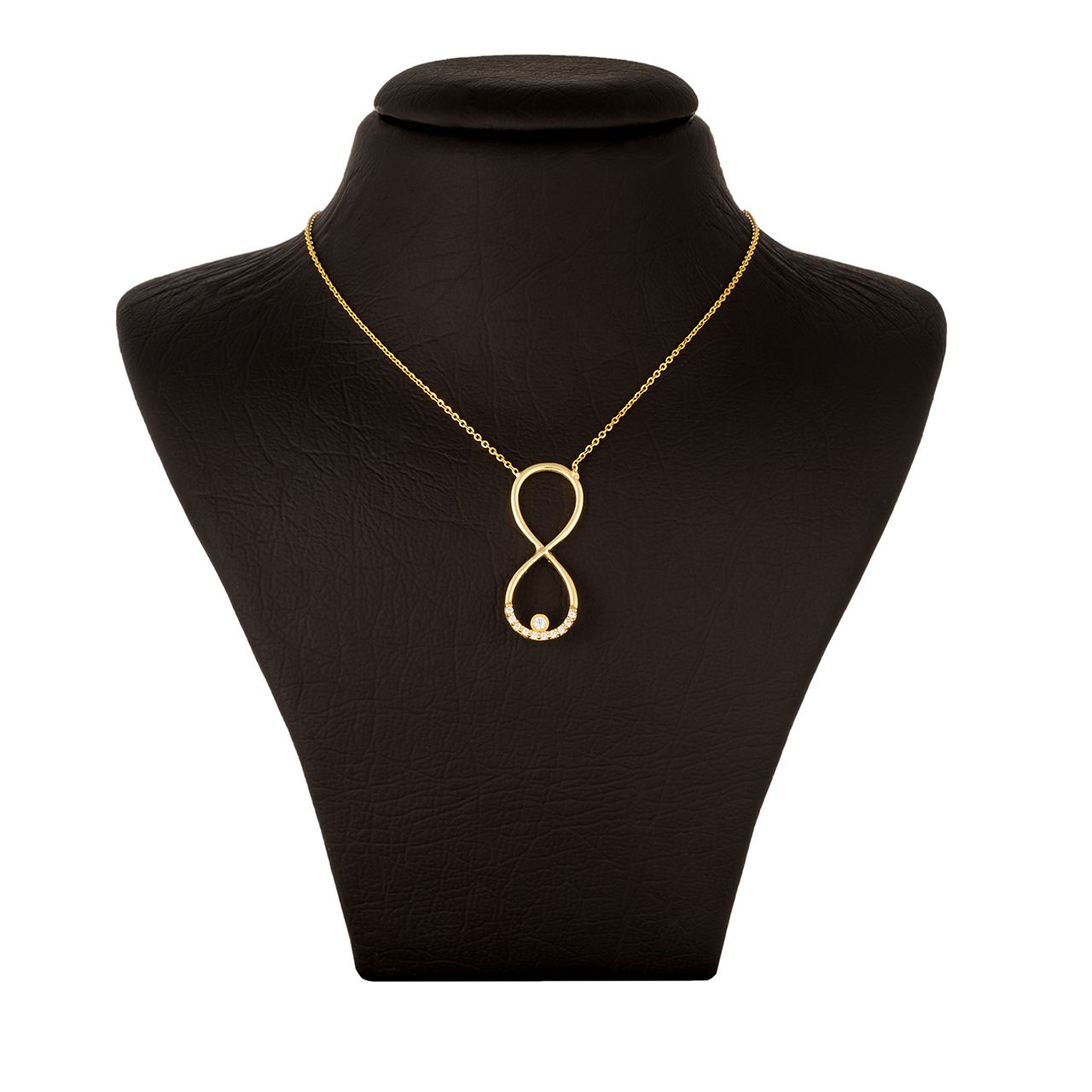 گردنبند طلا 18 عیار زنانه جواهری سون مدل 2390 -  - 1