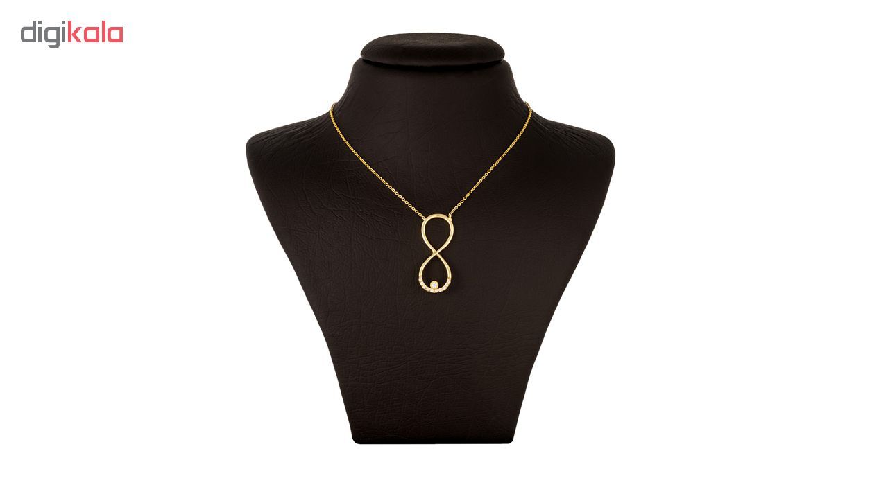 گردنبند طلا 18 عیار زنانه جواهری سون مدل 2390 -  - 2