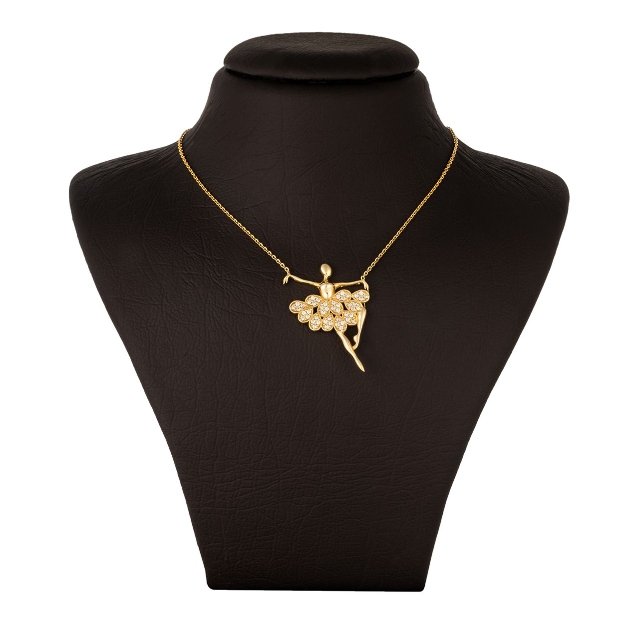 گردنبند طلا 18 عیار زنانه جواهری سون مدل 2391 -  - 1