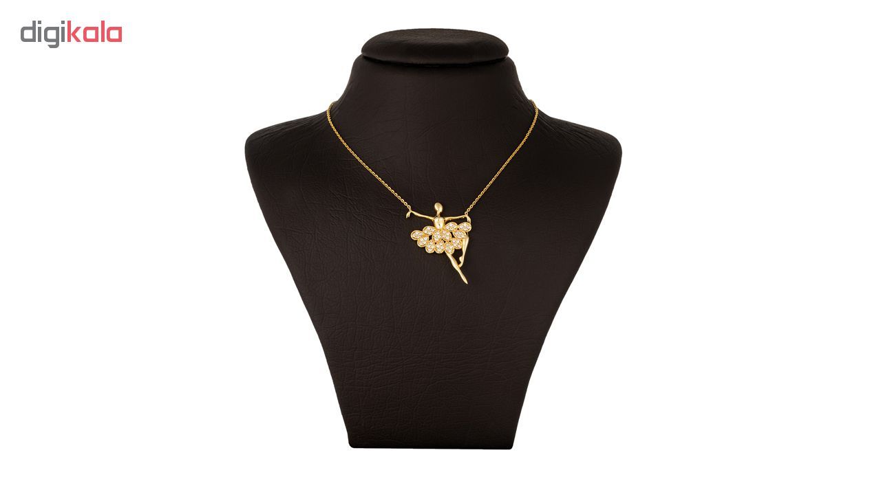 گردنبند طلا 18 عیار زنانه جواهری سون مدل 2391 -  - 2
