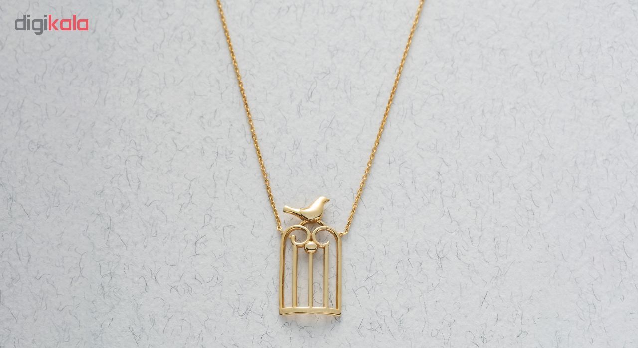 گردنبند طلا 18 عیار زنانه جواهری سون مدل 2392 -  - 4