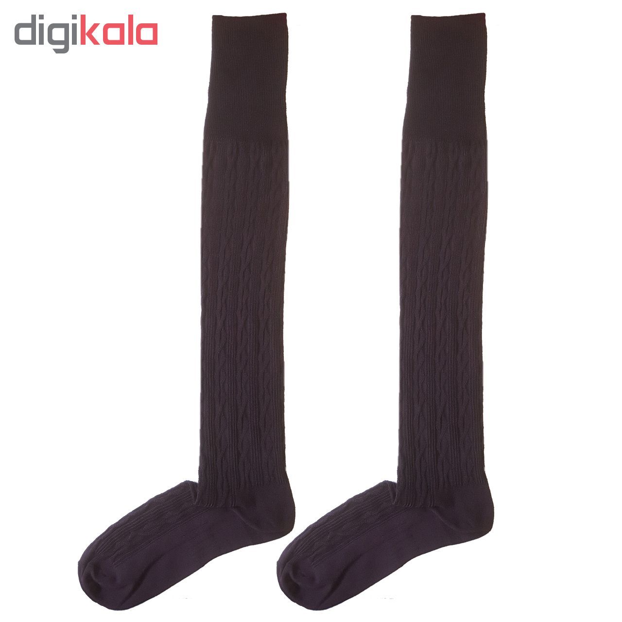 جوراب بلند زنانه ال سون طرح بافت کد PH73 - - 26