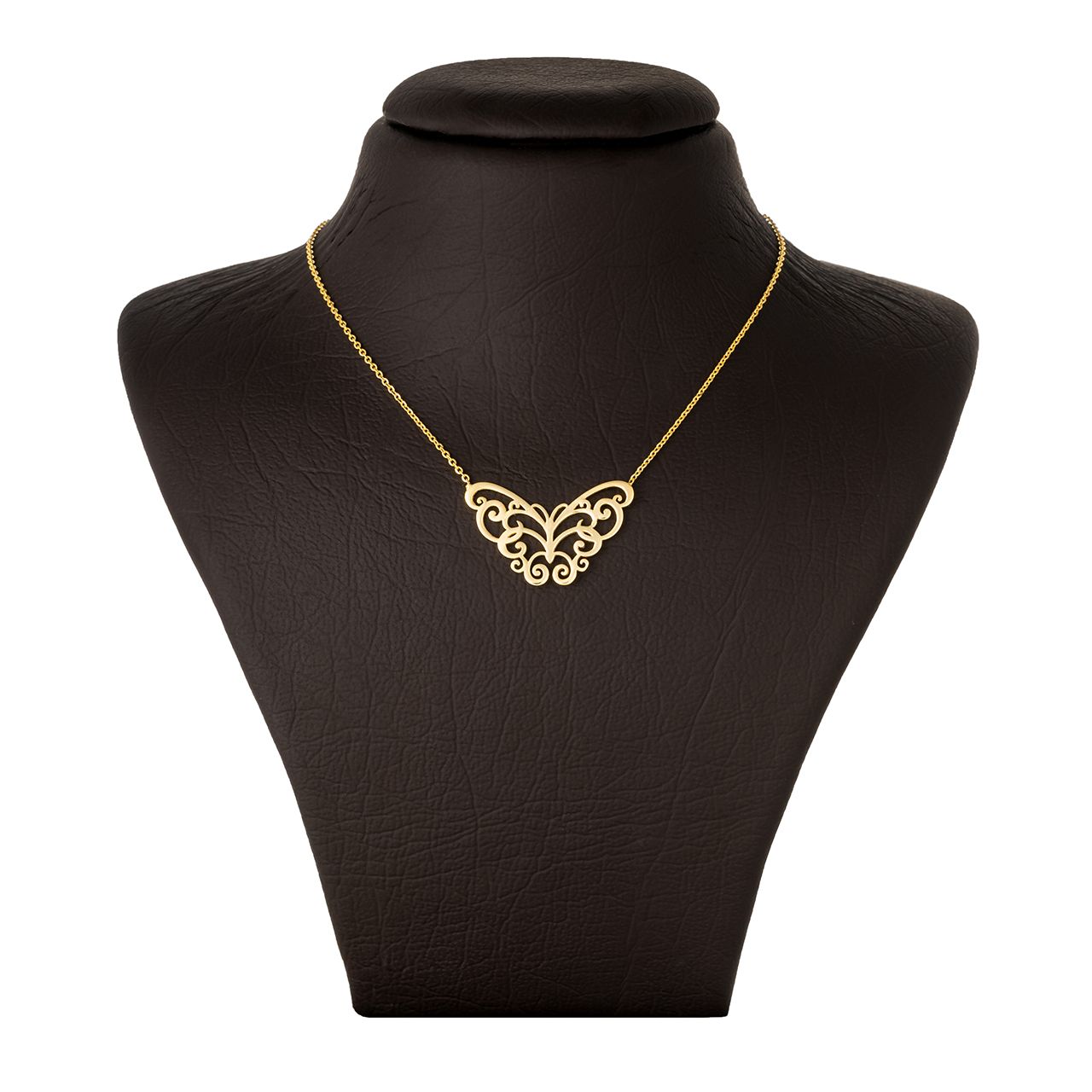 گردنبند طلا 18 عیار زنانه جواهری سون مدل 2394 -  - 1