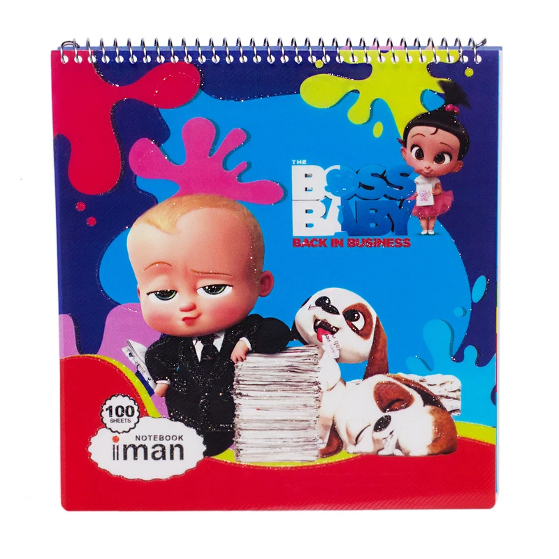 دفتر نقاشی 100 برگ ایمان کد E02