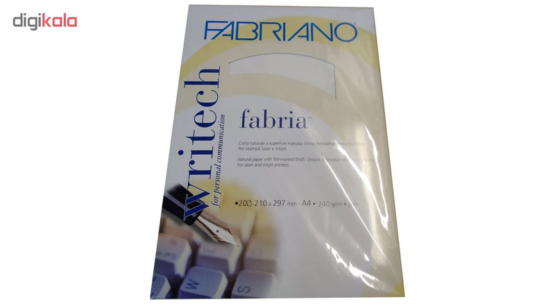 مقوا فابریانو مدل Fabria سایز 21x30 سانتی متر بسته 20 عددی