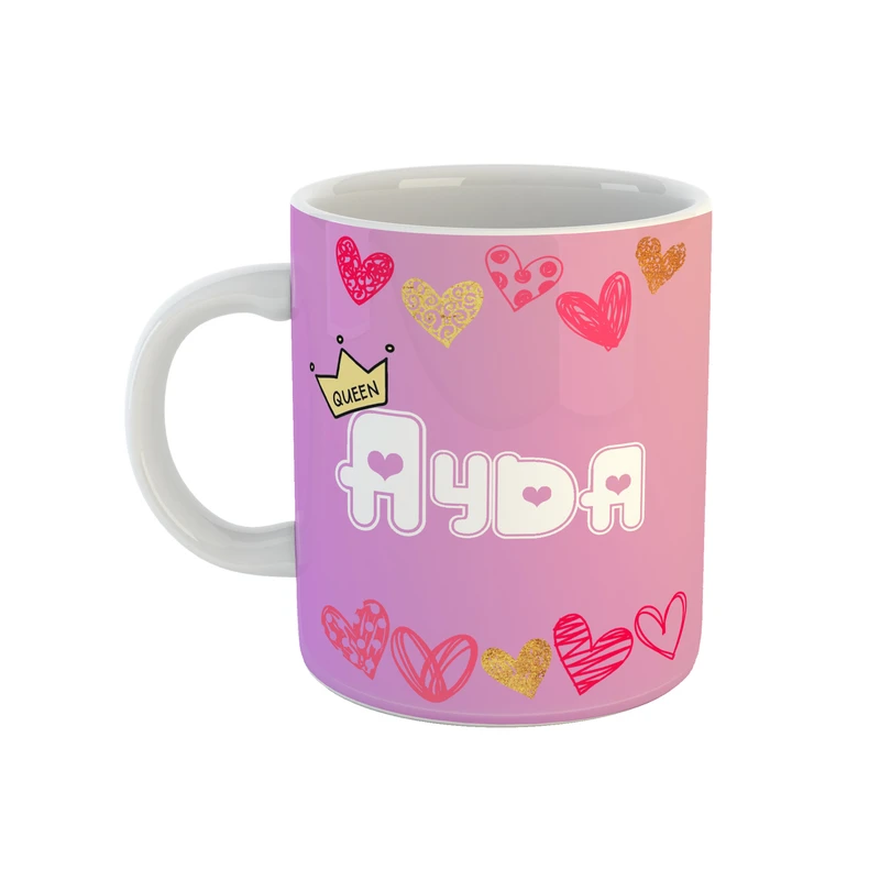 ماگ طرح تک شاخ مدل آیدا