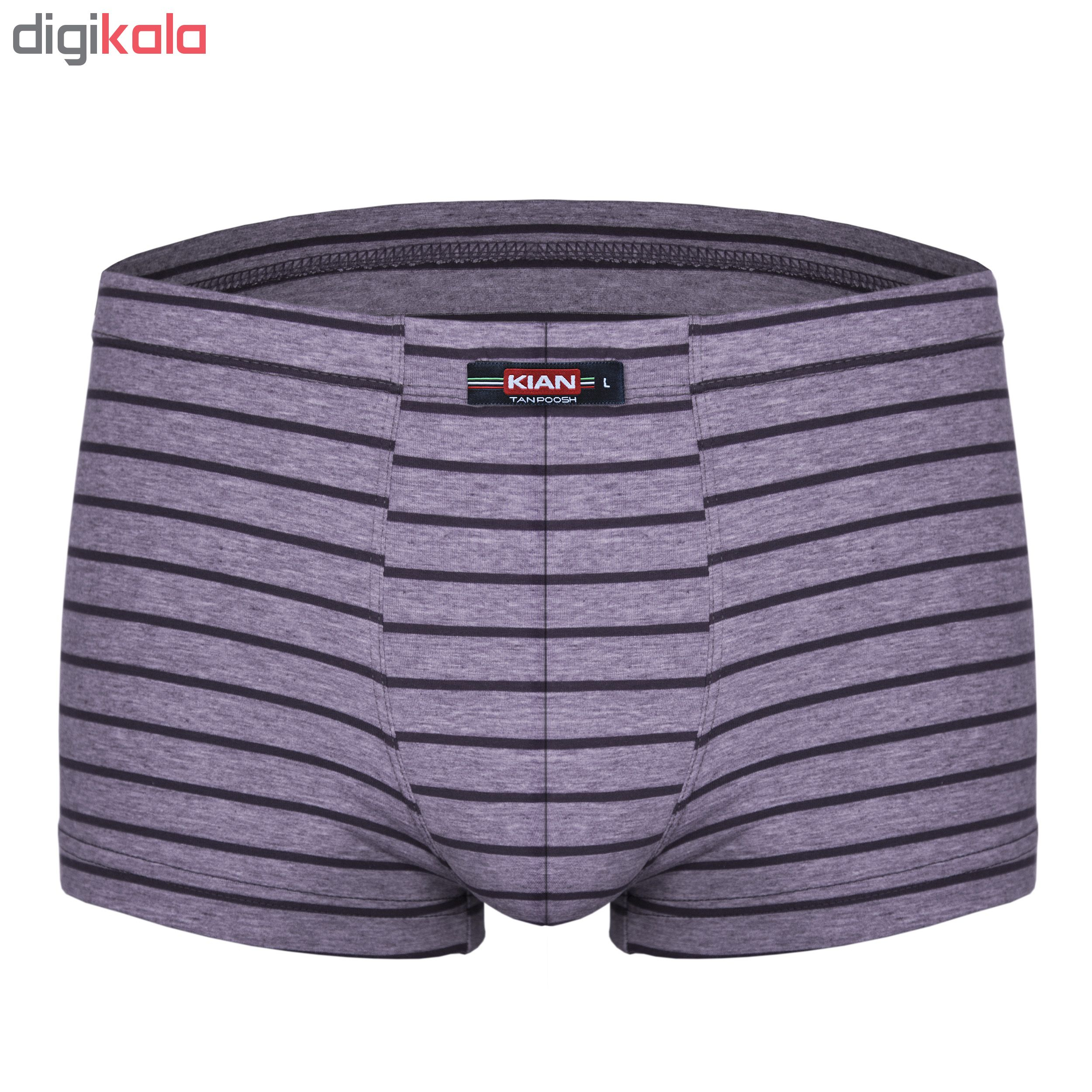 شورت مردانه کیان تن پوش مدل TRin LRP مجموعه 2 عددی