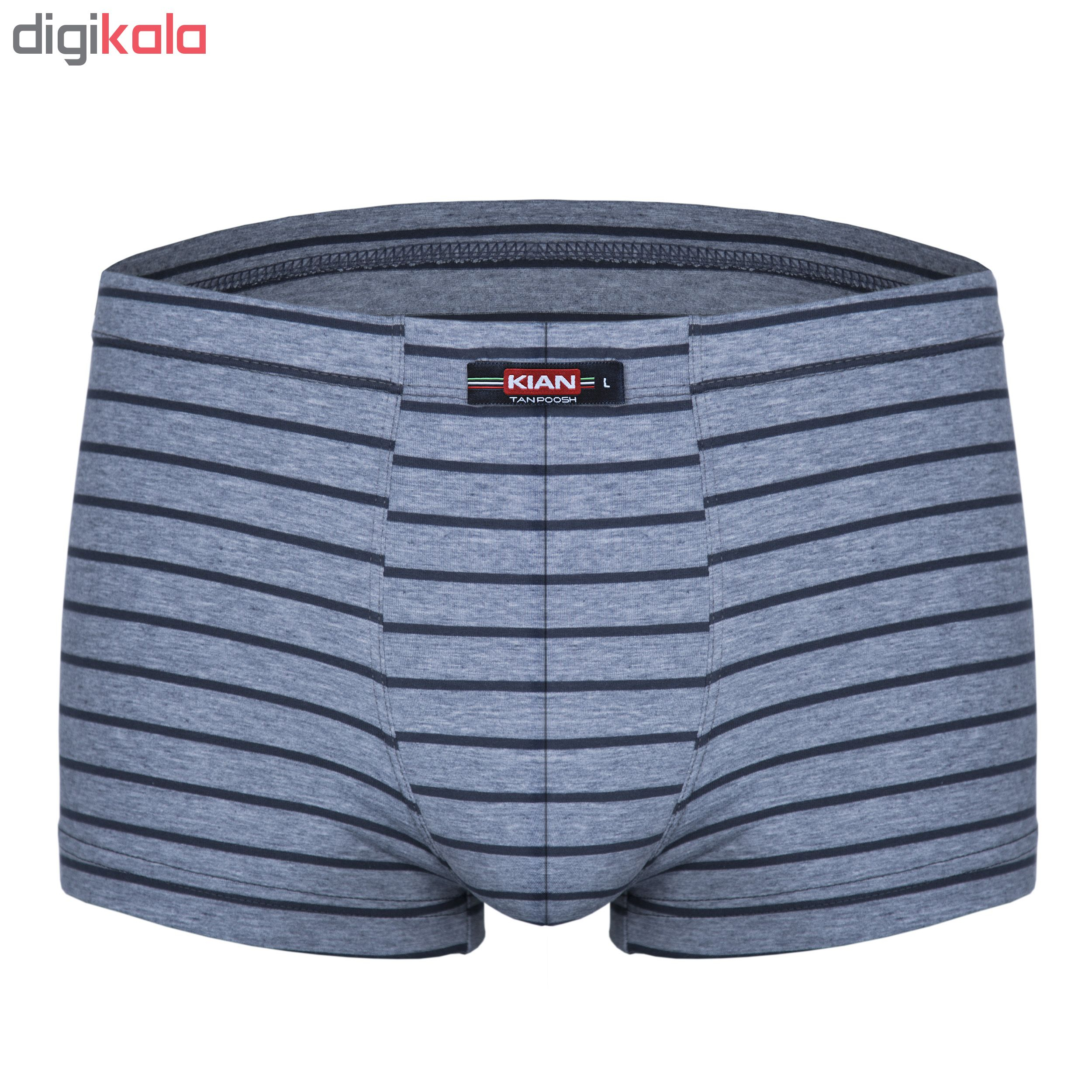 شورت مردانه کیان تن پوش مدل TRin LRP مجموعه 2 عددی