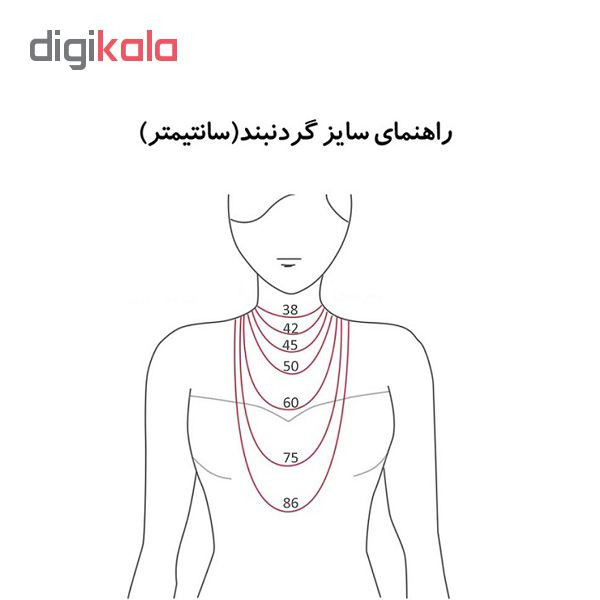 زنجیر طلا 18 عیار زنانه مدل دیسکو فر