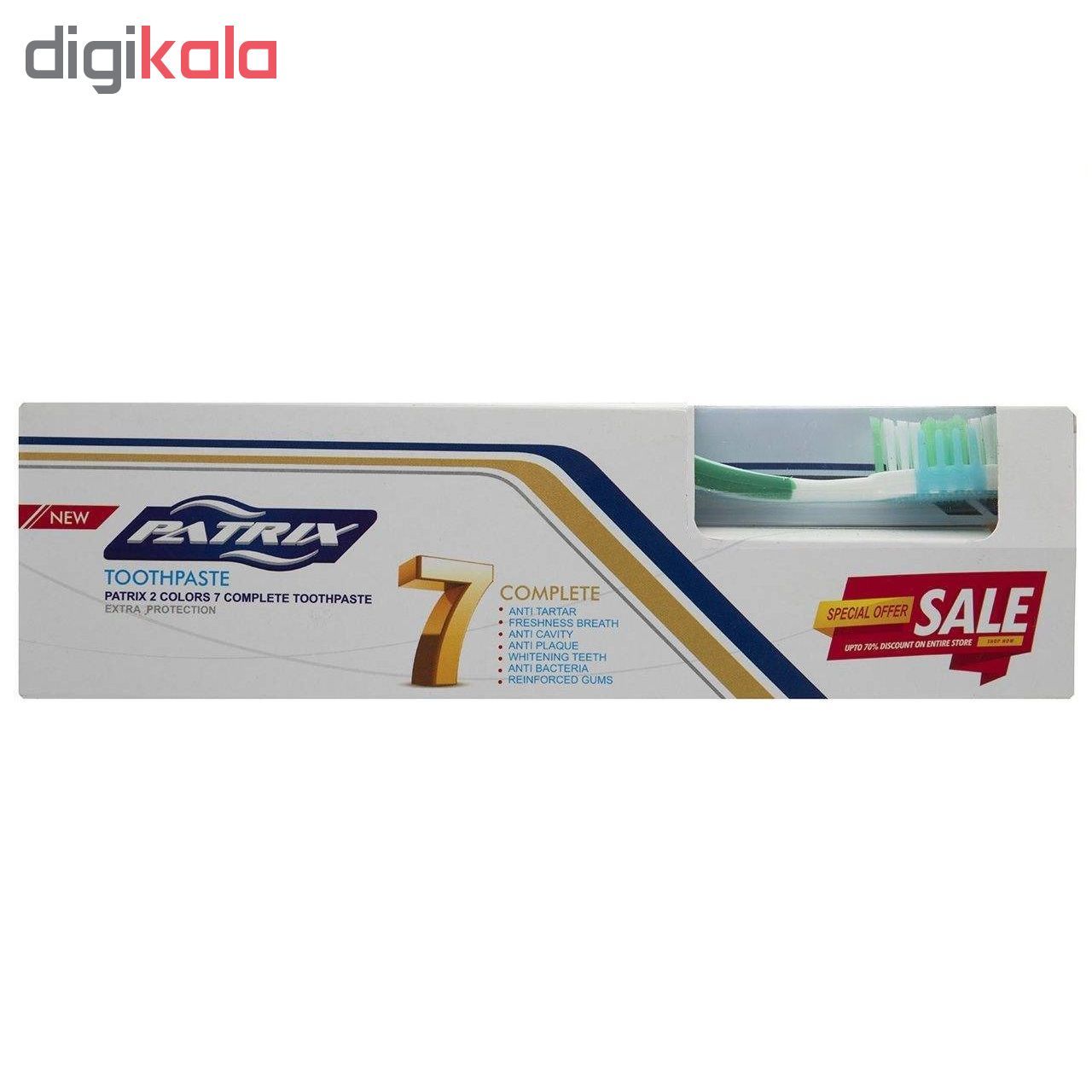 مسواک و خمیر دندان پاتریکس مدل EXTRA PROTECTION main 1 1