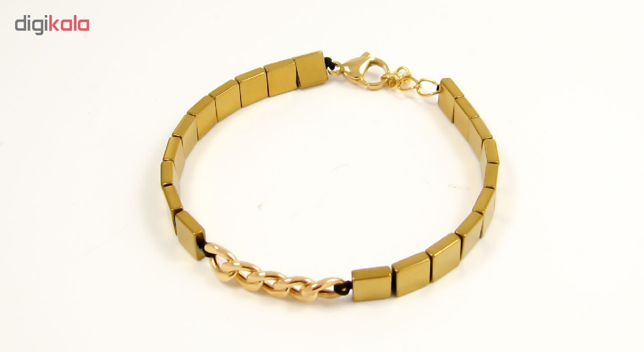 دستبند طلا 18 عیار زنانه مانچو کد BFG162 -  - 3