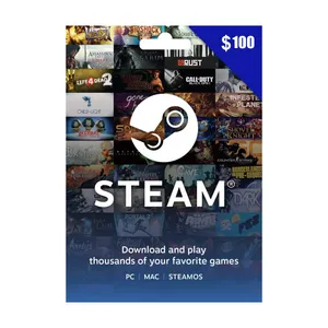 گیفت کارت 100 دلاری استیم مدل SM100
