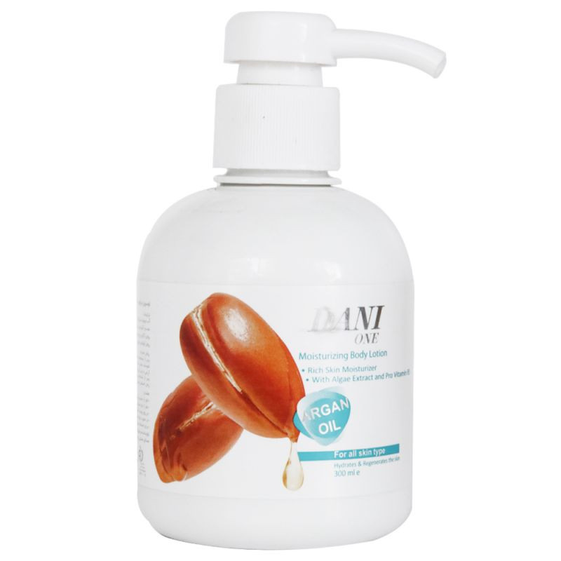 لوسیون بدن دنی وان مدل روغن آرگان حجم 300 میلی لیتر