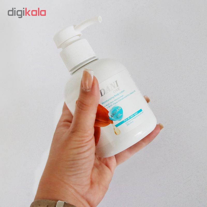 لوسیون بدن دنی وان مدل روغن آرگان حجم 300 میلی لیتر