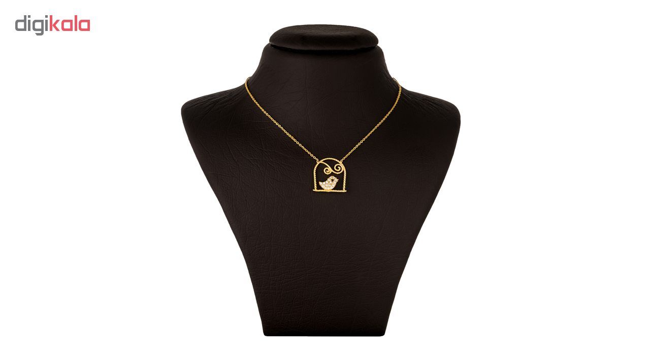 گردنبند طلا 18 عیار زنانه جواهری سون مدل 2396 -  - 2