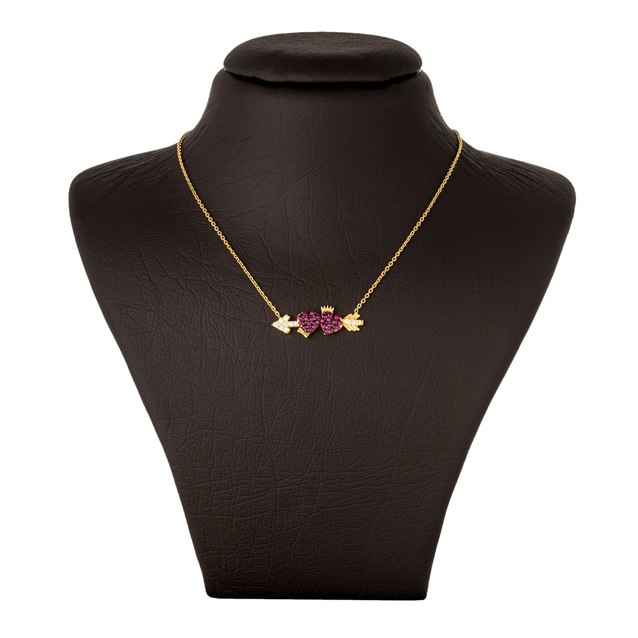 گردنبند طلا 18 عیار زنانه جواهری سون مدل 2397 -  - 1