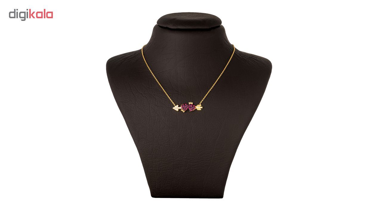 گردنبند طلا 18 عیار زنانه جواهری سون مدل 2397 -  - 2