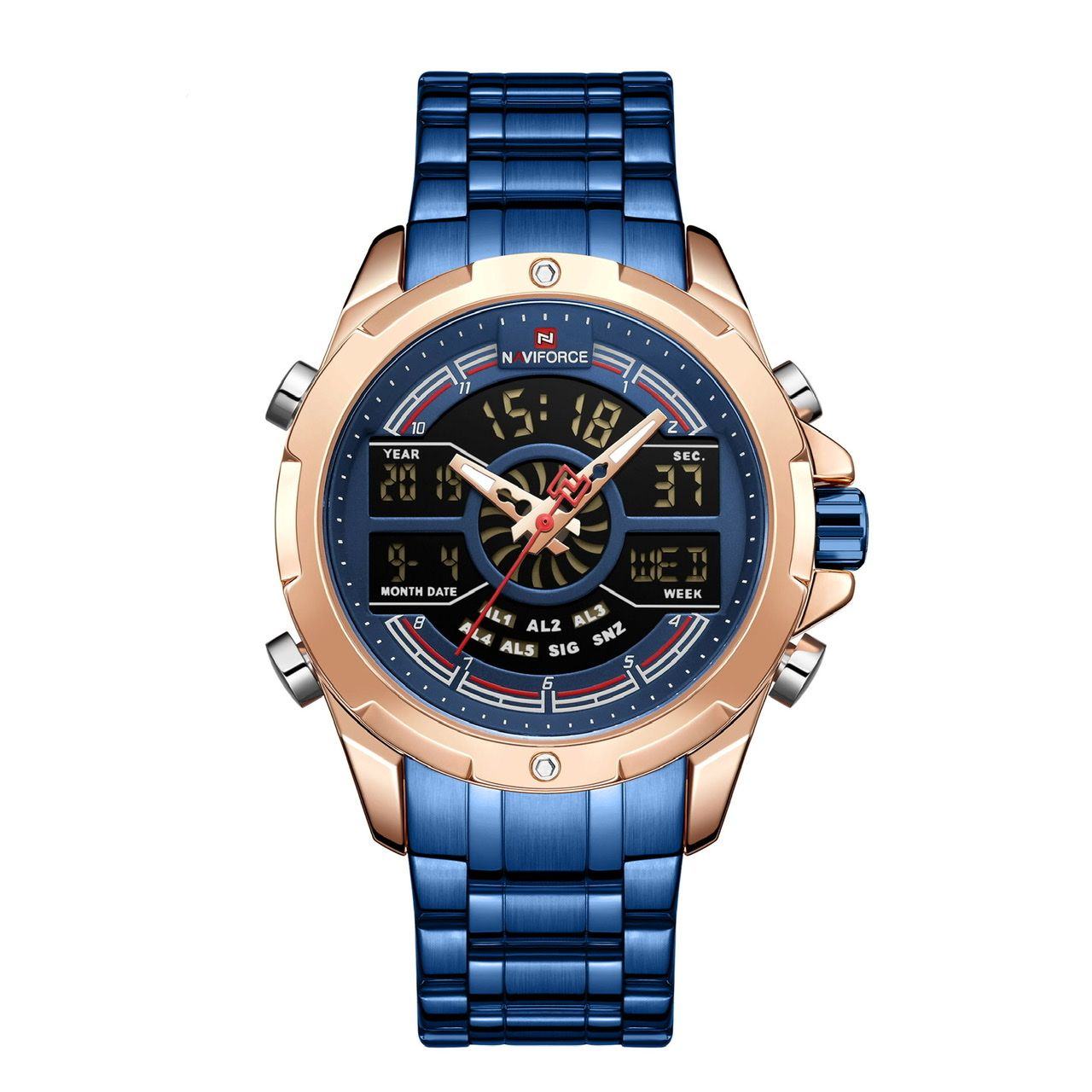 ساعت مچی دیجیتال مردانه نیوی فورس مدل NF9170RGBE -  - 1