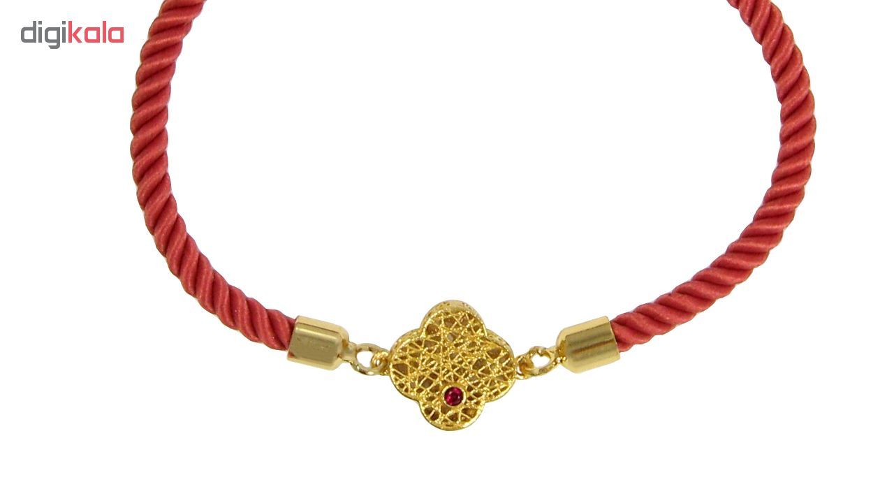 دستبند طلا 18 عیار زنانه مانچو کد BFG166 -  - 3
